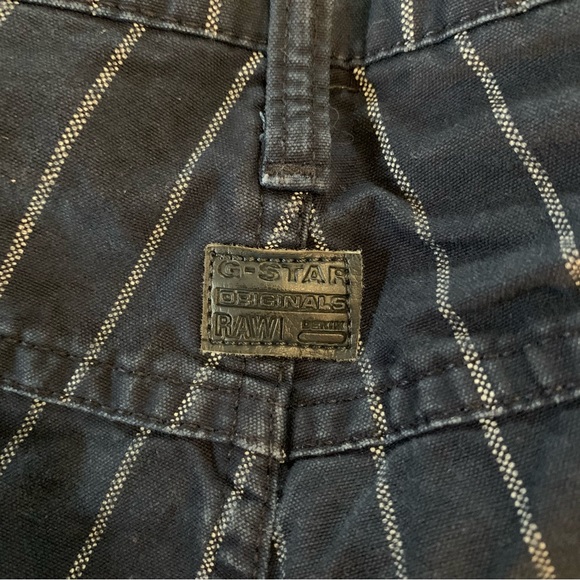 G-Star Raw Men’s 5622 Elwood 3D Tapered Navy Pinstripe Jeans 30x32 - Picture 6 of 14